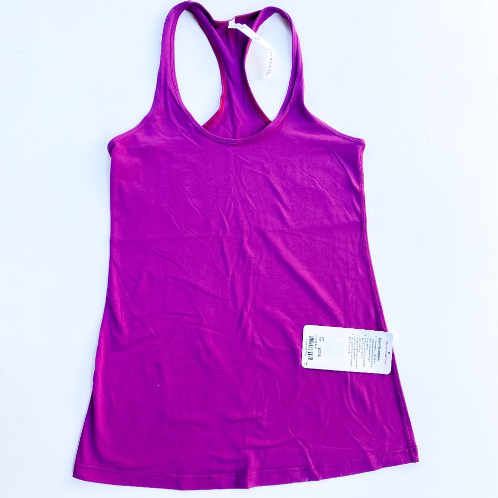 lululemon Cool Racerback Tank size 10 NWT Regal Plum